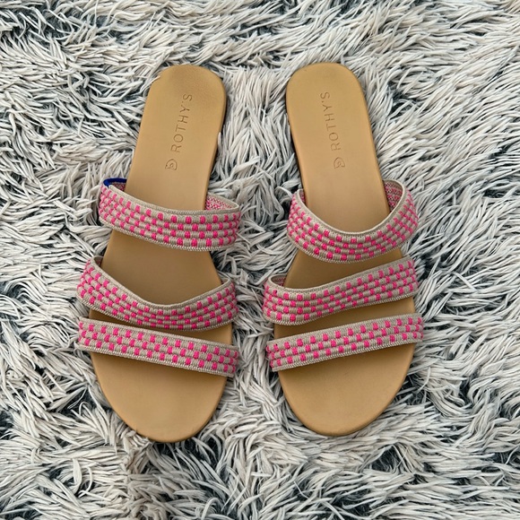 Rothy's Shoes - Rothy’s Sandals Pink & Tan